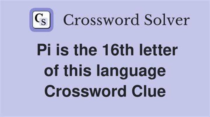 16th letter Crossword Clue