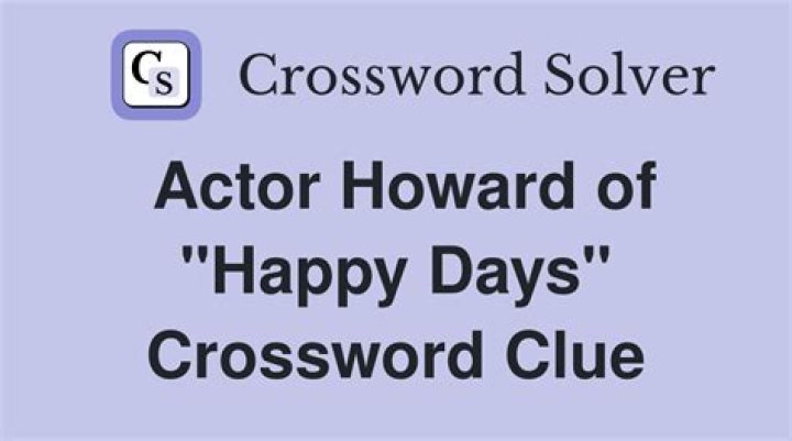 Actor Williams of “Happy Days” Crossword Clue