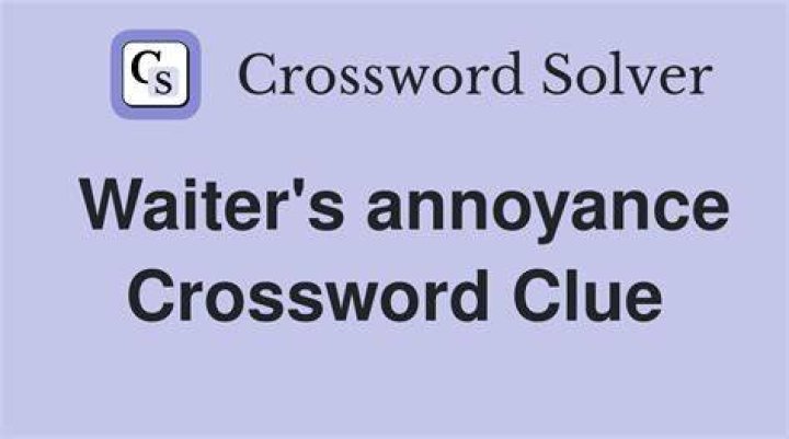 Annoyance for Santa Crossword Clue