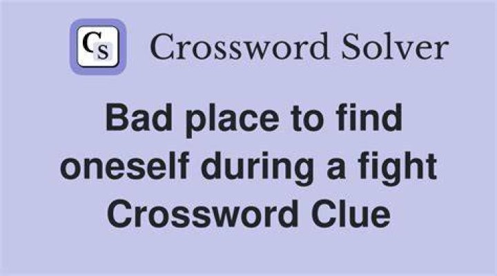 Bad place for a fly, in a saying Crossword Clue