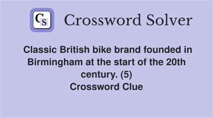 Bike brand Crossword Clue