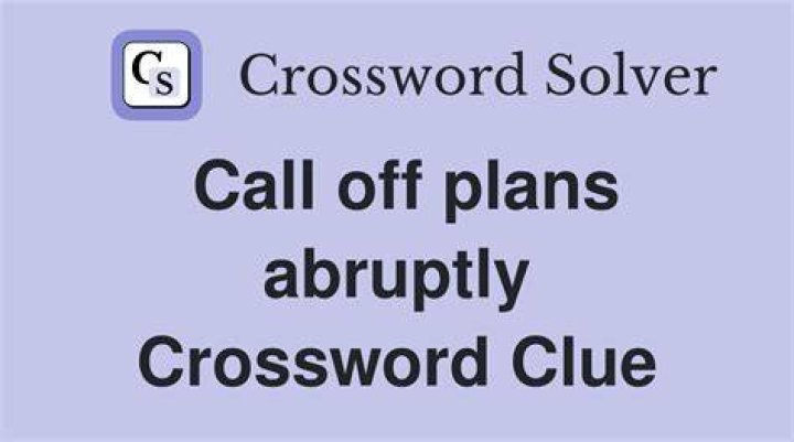 Call off, as a mission Crossword Clue