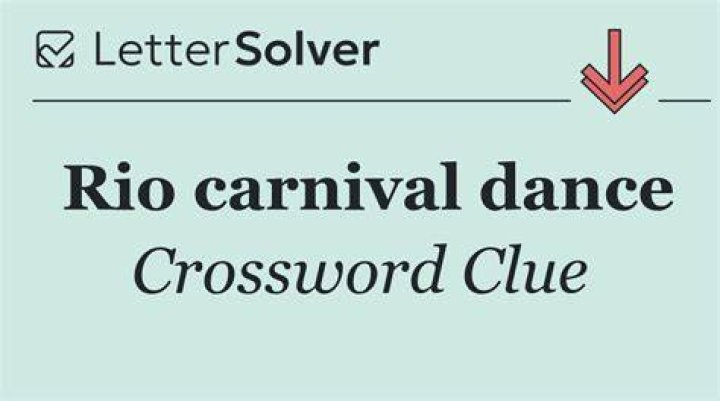 Carnival dance Crossword Clue