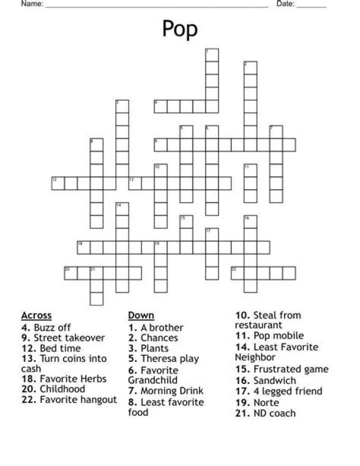 Christina of pop Crossword Clue