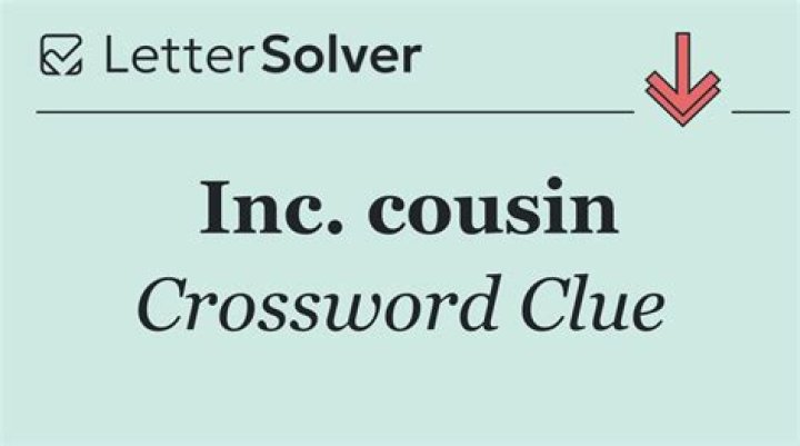 Cousin of Inc. Crossword Clue