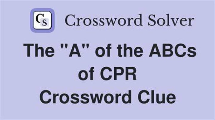 CPR performers Crossword Clue