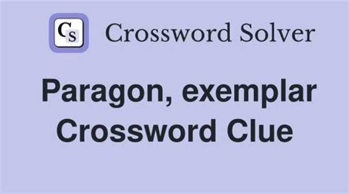 Exemplar of innocence Crossword Clue