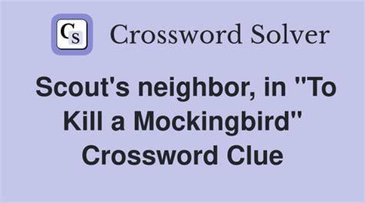 Father of Scout, in “To Kill a Mockingbird” Crossword Clue