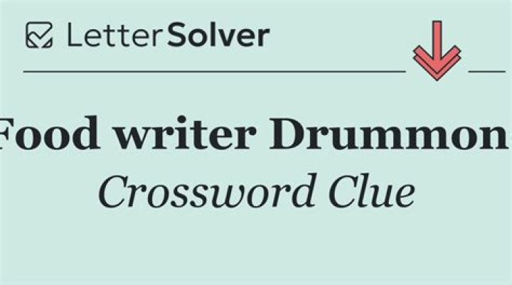 Food writer/TV personality ___ Drummond Crossword Clue