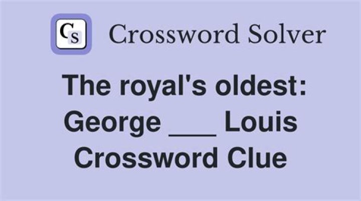 George or Louis, to William and Kate Crossword Clue
