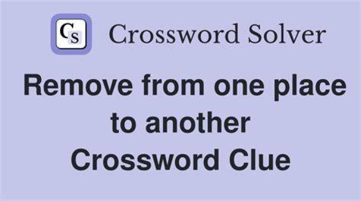 Go from one place to another Crossword Clue