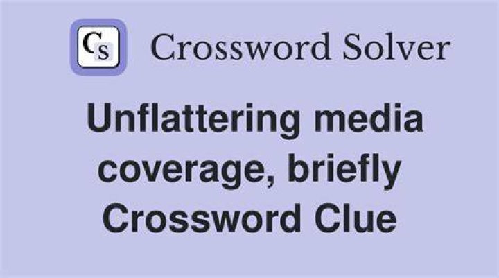“I’m tired of all this negative media coverage”? Crossword Clue