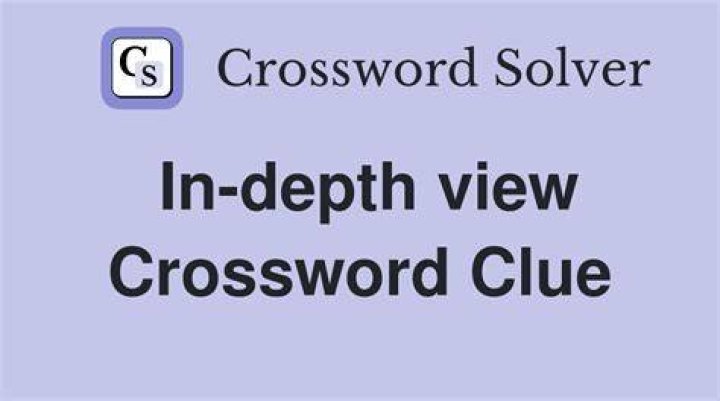 In view? Crossword Clue