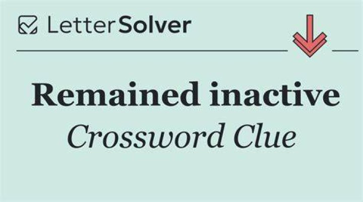 Inactive computer mode Crossword Clue
