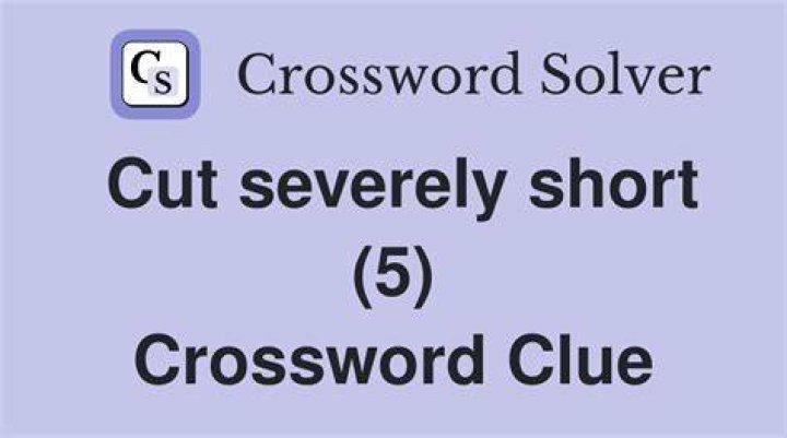 Kind of short cut Crossword Clue