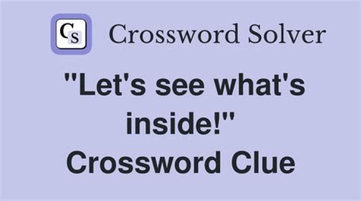 “Let’s see here …” Crossword Clue