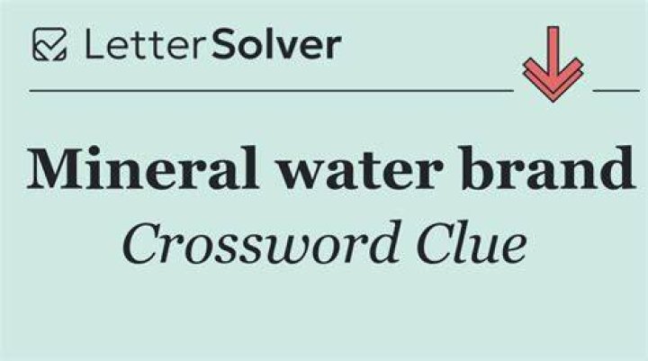 Lifewater and Elixir brand Crossword Clue