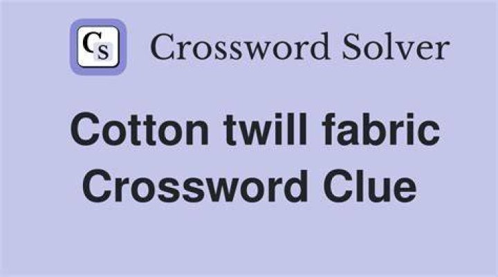 Like twill and faille Crossword Clue