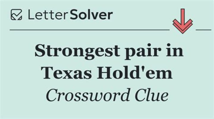 Low pocket pair in Texas hold ’em Crossword Clue