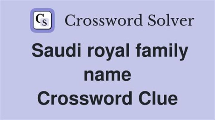 Mideast royal name Crossword Clue