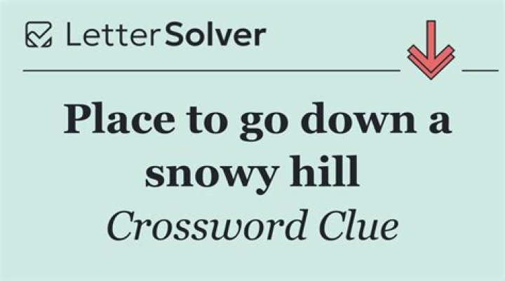 Over the hill, with “up” Crossword Clue