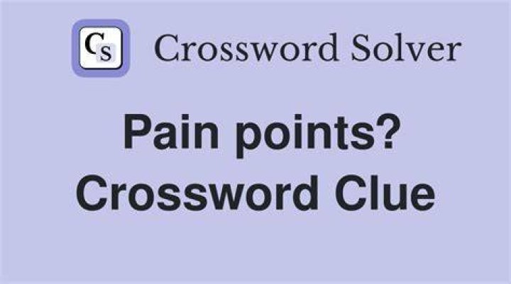Pain Crossword Clue