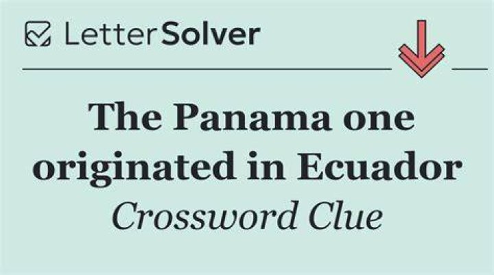 Panama, e.g. Crossword Clue