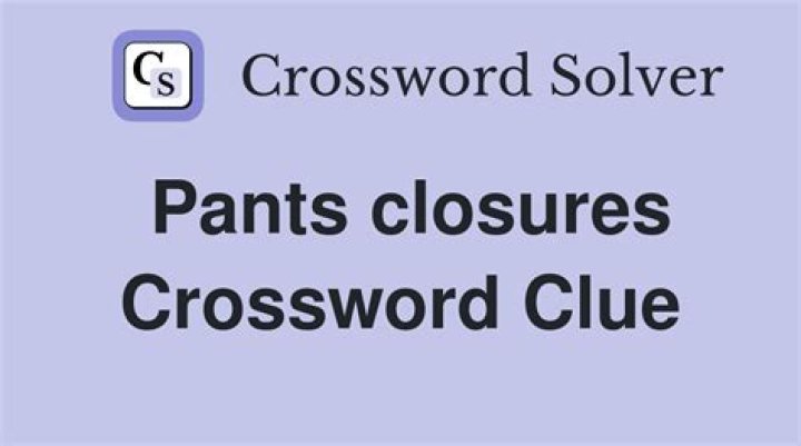 Pants: Ger. Crossword Clue