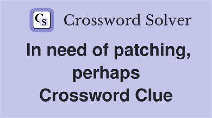 Pants part that might need patching Crossword Clue