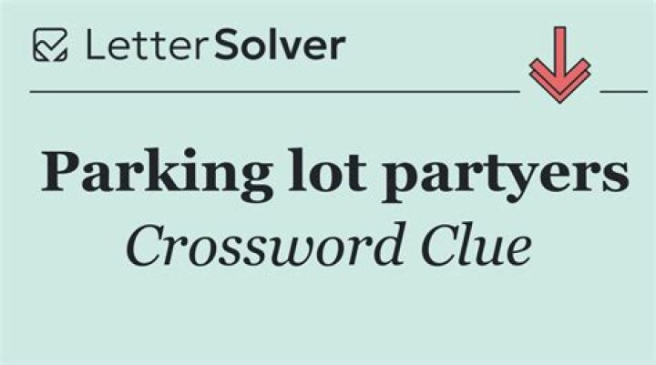 Parking lot souvenir Crossword Clue