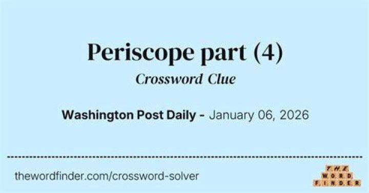 Periscope site Crossword Clue