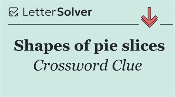 Pie slices might be displayed in one Crossword Clue