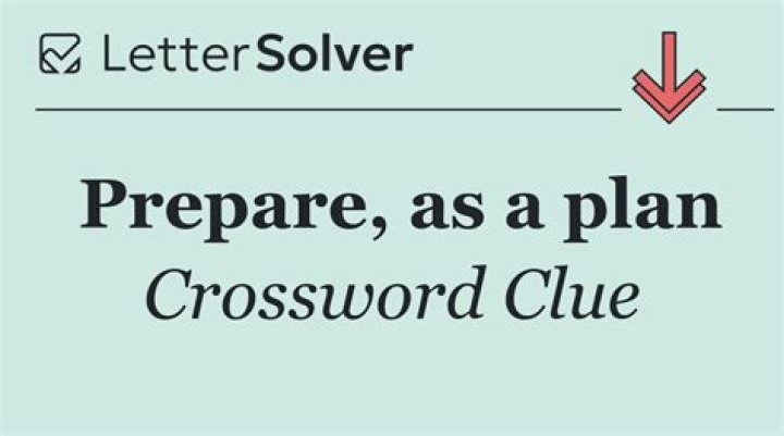 Plan Crossword Clue