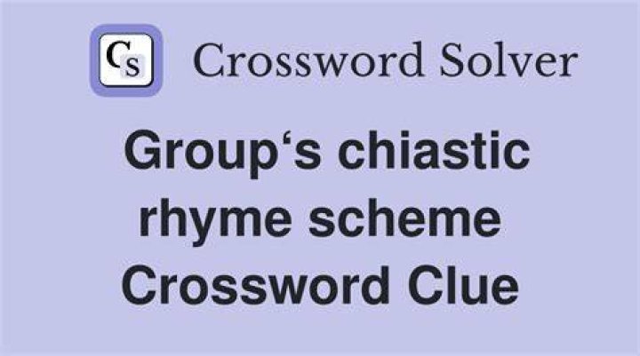 Pop group whose name is also a rhyme scheme Crossword Clue
