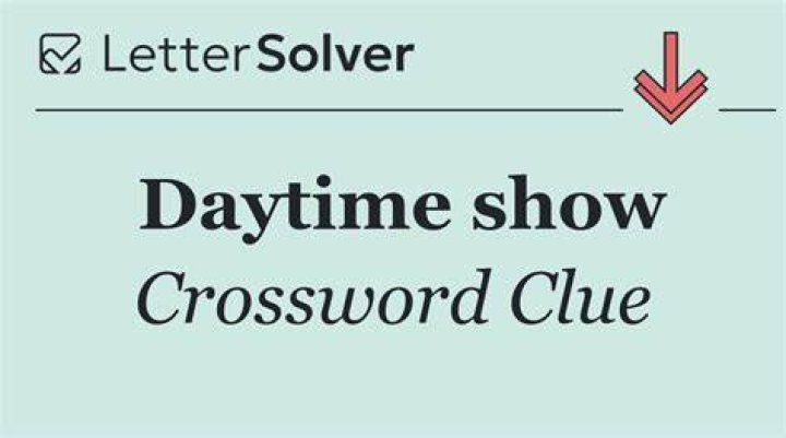 Popular daytime talk show, with “The” Crossword Clue