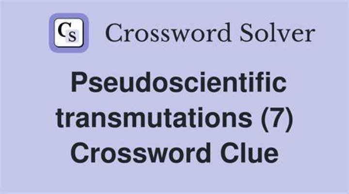 Pseudoscientific subj. Crossword Clue