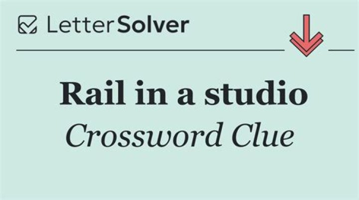 Rail in a dance studio Crossword Clue