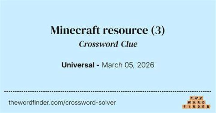 Rare finds in Minecraft Crossword Clue