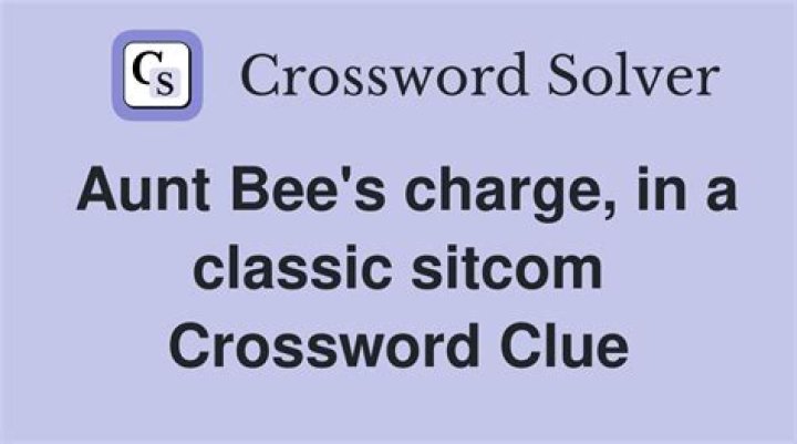 Relative of Aunt Bee Crossword Clue