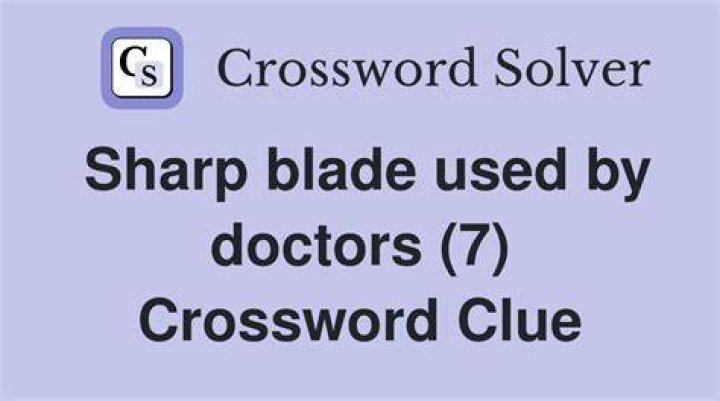 Sharp side of a blade Crossword Clue