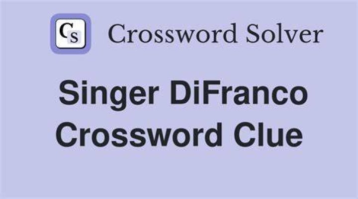 Singer/songwriter DiFranco Crossword Clue