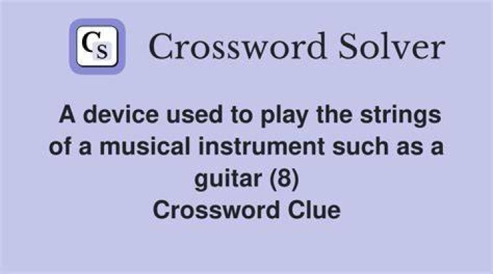 Small hybrid instrument with six strings Crossword Clue