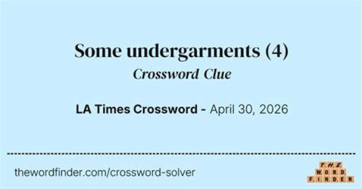 Some pricey undergarments Crossword Clue