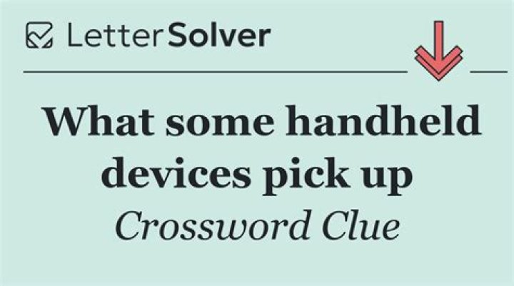 Something to set or pick up Crossword Clue