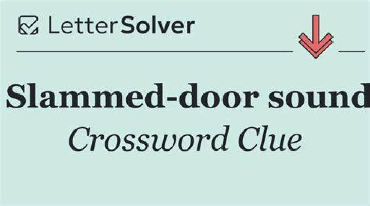 Sound at the door Crossword Clue