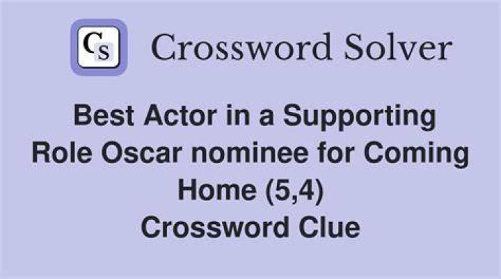 Supporting role Crossword Clue