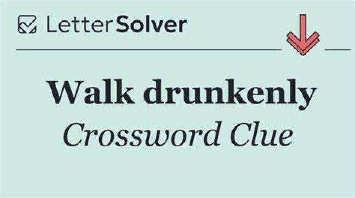 Talk drunkenly Crossword Clue