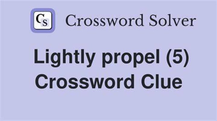 Treads lightly Crossword Clue