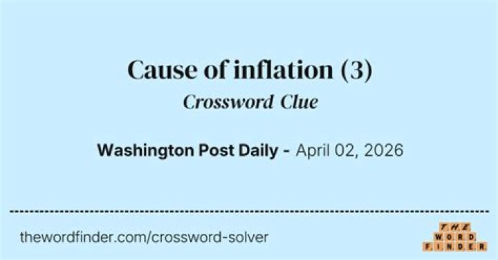 What prices do during inflation Crossword Clue