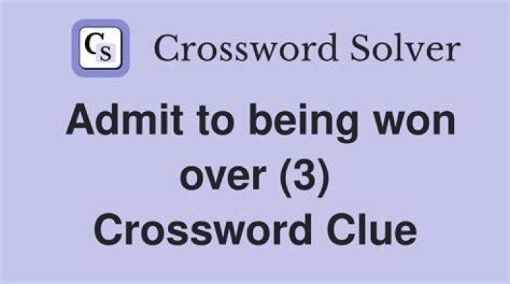 Won over Crossword Clue